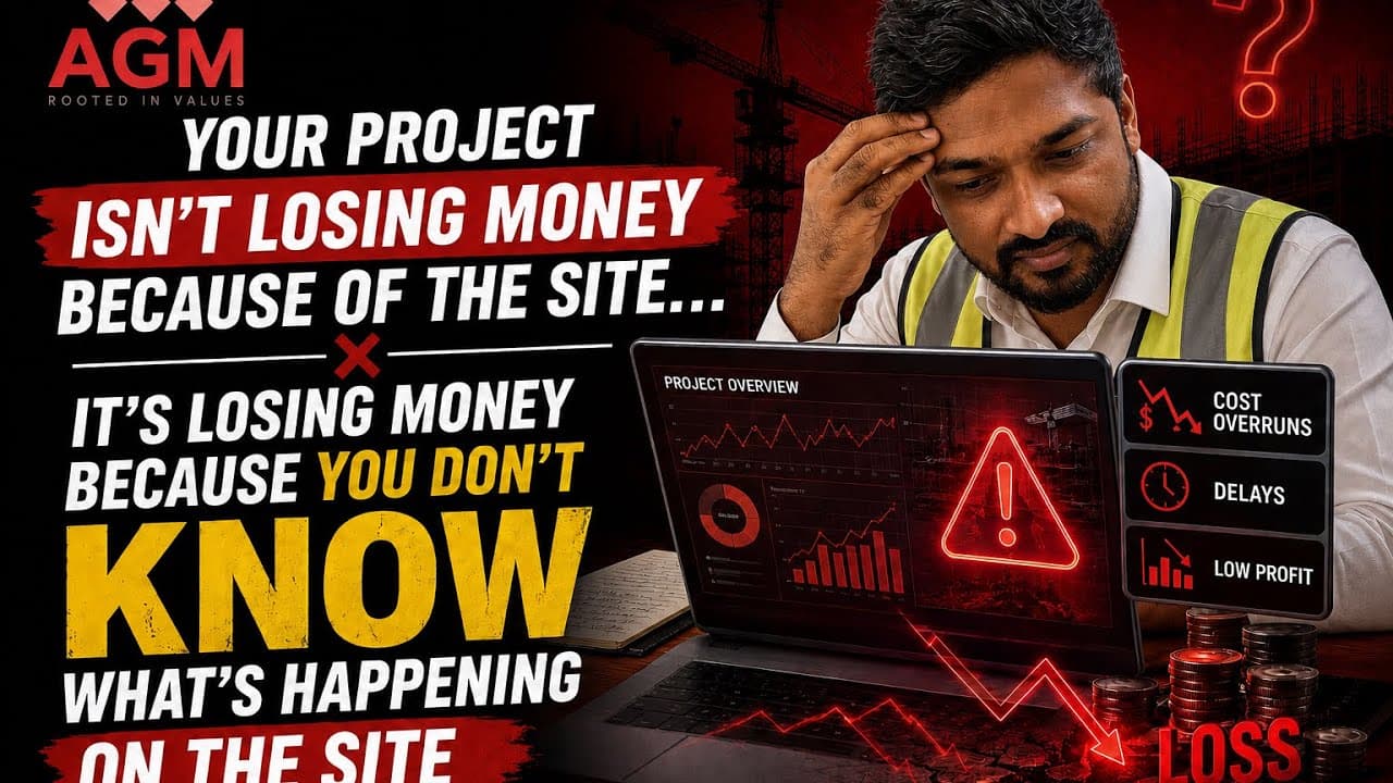 Your project isn't losing money on site. It's losing money in your office.